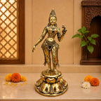 Brass Lightweight Standing Uma Parvati Devi Idol Vedansh Craft