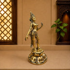 Brass Lightweight Standing Uma Parvati Devi Idol Vedansh Craft