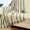 Furnofy 100% Cotton 100 TC Sofa Throw | Handmade Throw - 50X60 Inches (Multicolor) Kafalo