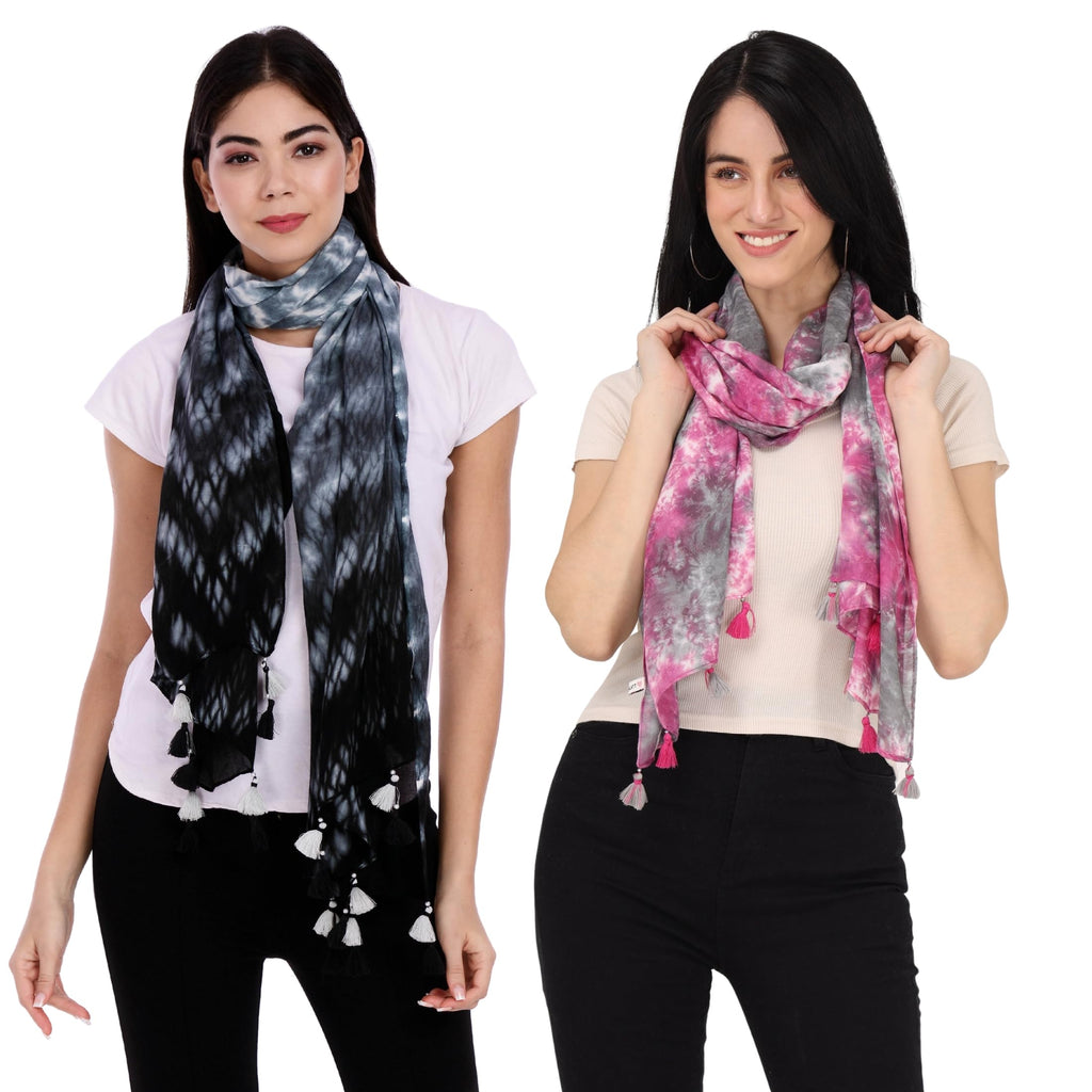 PALATT Cotton Scarf for Women | Lightweight Summer Stole for Women | Soft Breathable Ladies Scarf | Size 70 x 180 cm
