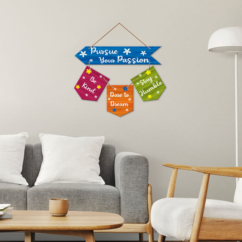 Artvibes Wall Hanging Home Decorative Wall Art for Living room | Bedroom | Gifts | Wall Hanger for Decoration | Modern Decor | Artwork | Wall Sculpture | Signs & PlaquesArt Print (WH_6405NR)