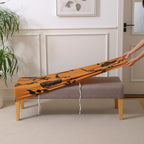 HOKIPO 'Elira Series' Polyester Blend Printed Dining Bench Cover Stretchable Slipcover, Copper Brown Floral (AR-4948-C8)