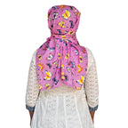 Switchon Export quality Cotton Multi color scarf hijabf for women for 12 yrs and above (Pink_Multi)