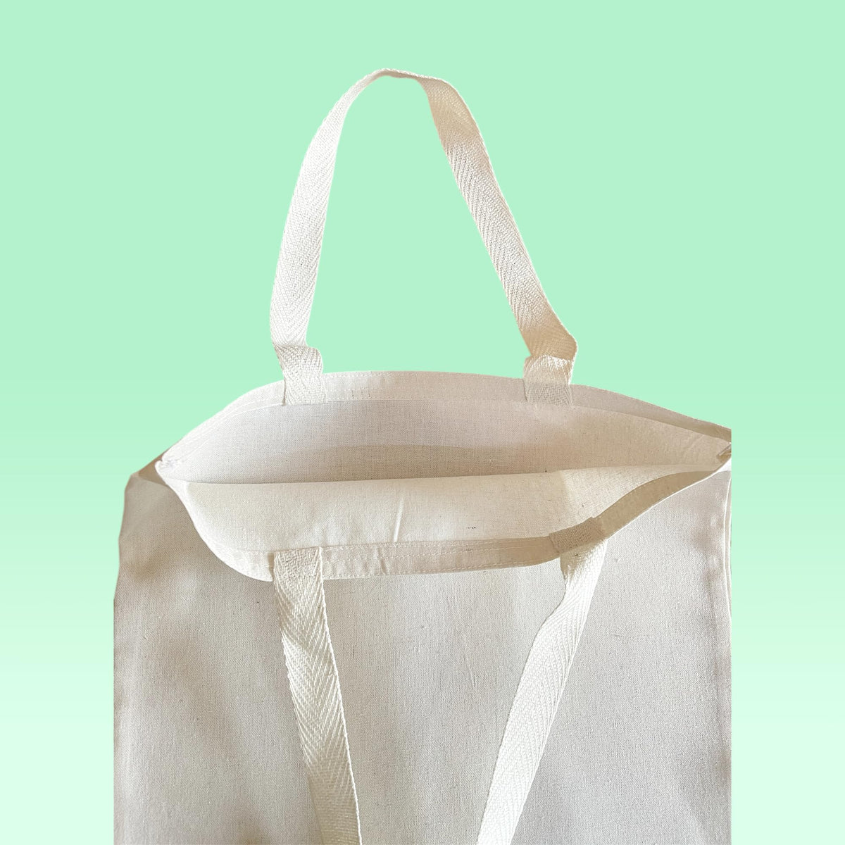 Plain Cotton Tote Bag, Natural, Reusable, for Shopping, Painting, School & Gym [Pack of 10 Bags]