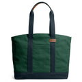 DailyObjects Forest Green-Navy Field Tote Bag |Canvas Tote Shoulder Bag Fits upto 14 Laptop for Women and Men Work & Daily Use |Handcrafted from premium cotton canvas perfect for Work & Daily Use