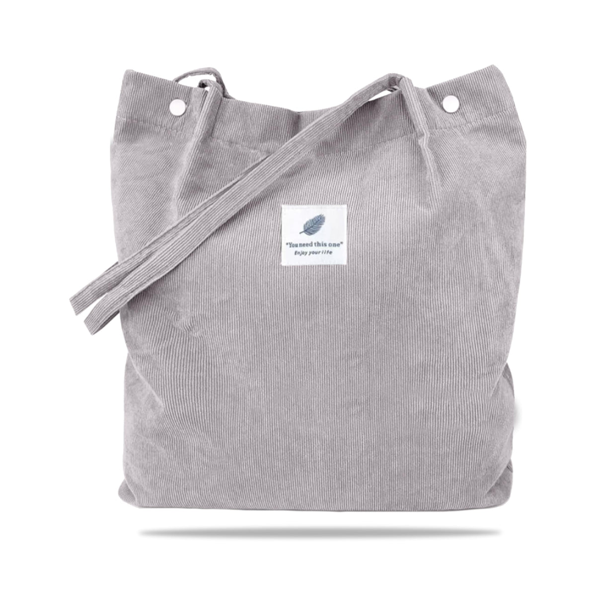 Kraptick CanvasTote Bags – Stylish Shoulder Tote Bag for Everyday Use For Women Reusable Compact Perfect as a Grocery, Shopping Bags for Grocery (Grey)