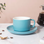 Celestial Blue Teacup And Saucer