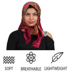 KETKAR Wool Wome Scarf for Winter, Cozy Warm for Winter_Pack Of 1,Maroon, For Female