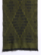 Ravaiyaa - Attitude is everything Women Woolen Ikat Design Casual Warm Winter Wear Muffler Scarf Stole 72x14 Inch (Green)