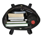 URBAN FOREST Nancy Black Quilted Leather Handbag for Women