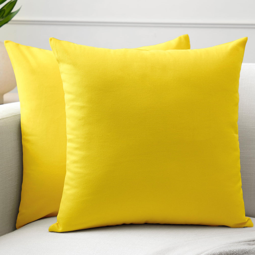 Encasa XO Cushion Covers, No Inserts, Cotton Throw Pillow Cases