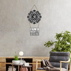 Artvibes I Am A Magnet To Positive Energy Decorative Wall Hanging Ornaments | Quotes Decor Item | Wall Illustrations | Office Decor | Wall Art Print | Inspirational quotes | Gift Items (WH_5717N)