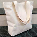 Premium Canvas Tote Bags for Women with zip closer | unique tote bag for Girls, 100% Organic Cotton Tote bag | beach | gift | office, school & Daily Usable strong handbag