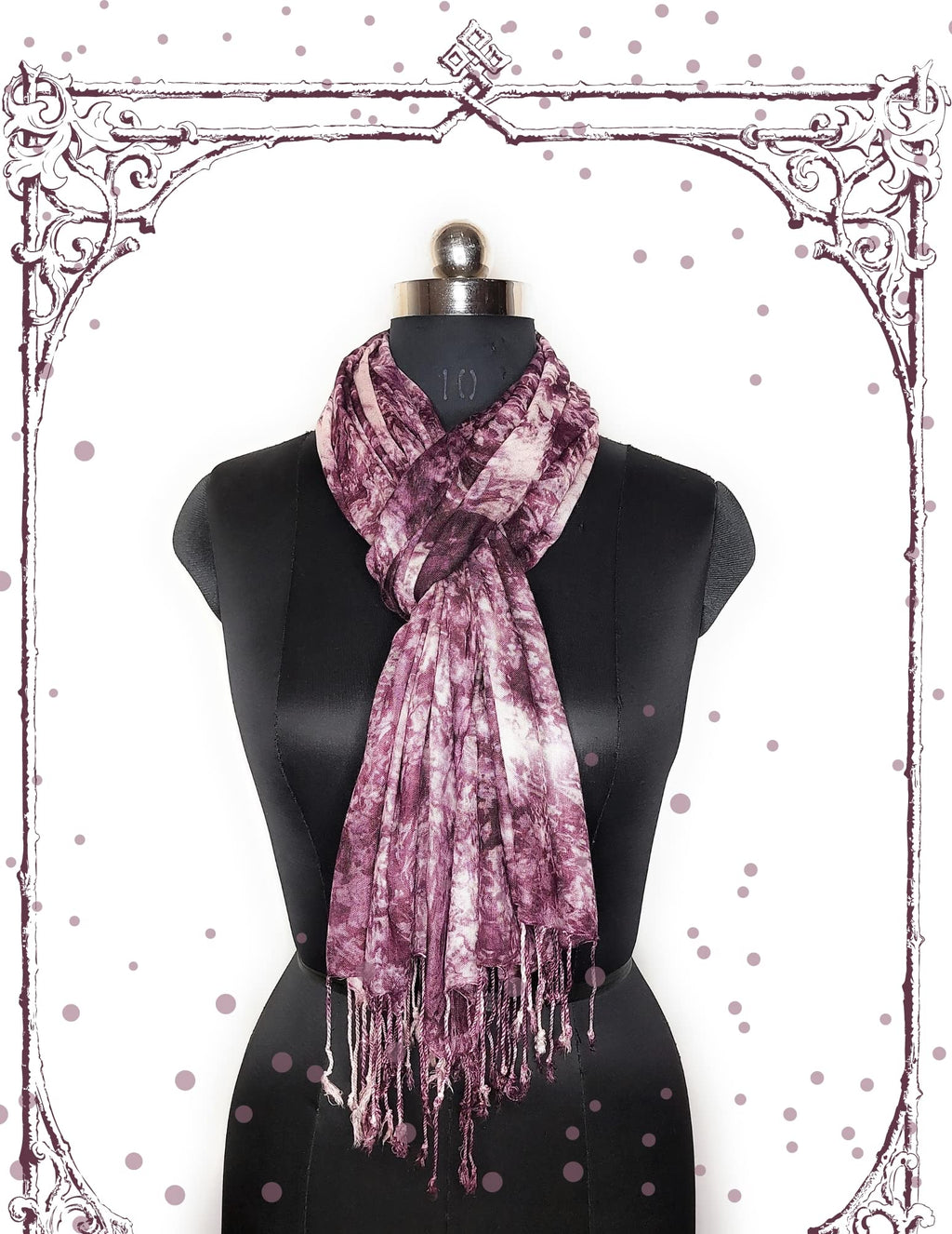 Chandwasia Rayon Shades Shibori Pattern Scarf, Scarves, Viscose Fabric Stole & Shawl Design for Men & Women for Summer & Winters