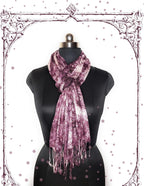 Chandwasia Rayon Shades Shibori Pattern Scarf, Scarves, Viscose Fabric Stole & Shawl Design for Men & Women for Summer & Winters