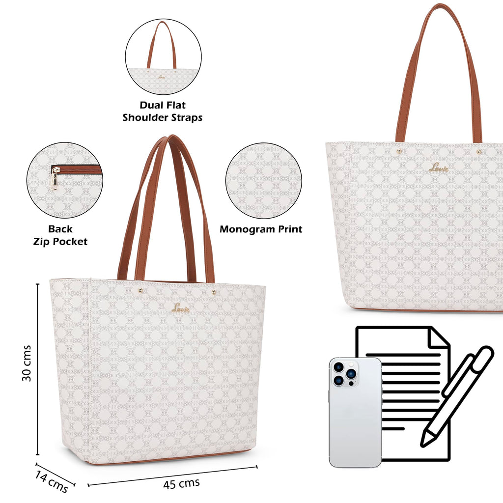 Lavie Women's Malgana Tote Handbag | Tote Bag For Work | Ladies Purse | Stylish Shoulder Bag | Gift for Women