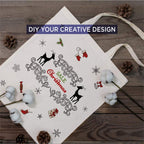 Lify Cotton Canvas Tote Bags Bulk Shopping Bag for Crafts, DIY Reusable Grocery Bag, 14 X 16 Inch – 6 Piece Pack (Black (3Piece) + Off-White (3Piece))