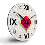 VIBECRAFTS Decorative Design Wooden Wall Clock for Home Decor | Office | Livingroom, Bedroom | Cafe | Gifts (WWCVC1Pcs_15066)