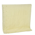 IBA ISBA COLLECTIONS Crinckle Cotton Hijab | Scarves with Pearls Studded | 108 * 90 cms | (Cream 1)