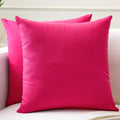 Encasa XO Cushion Covers, No Inserts, Cotton Throw Pillow Cases