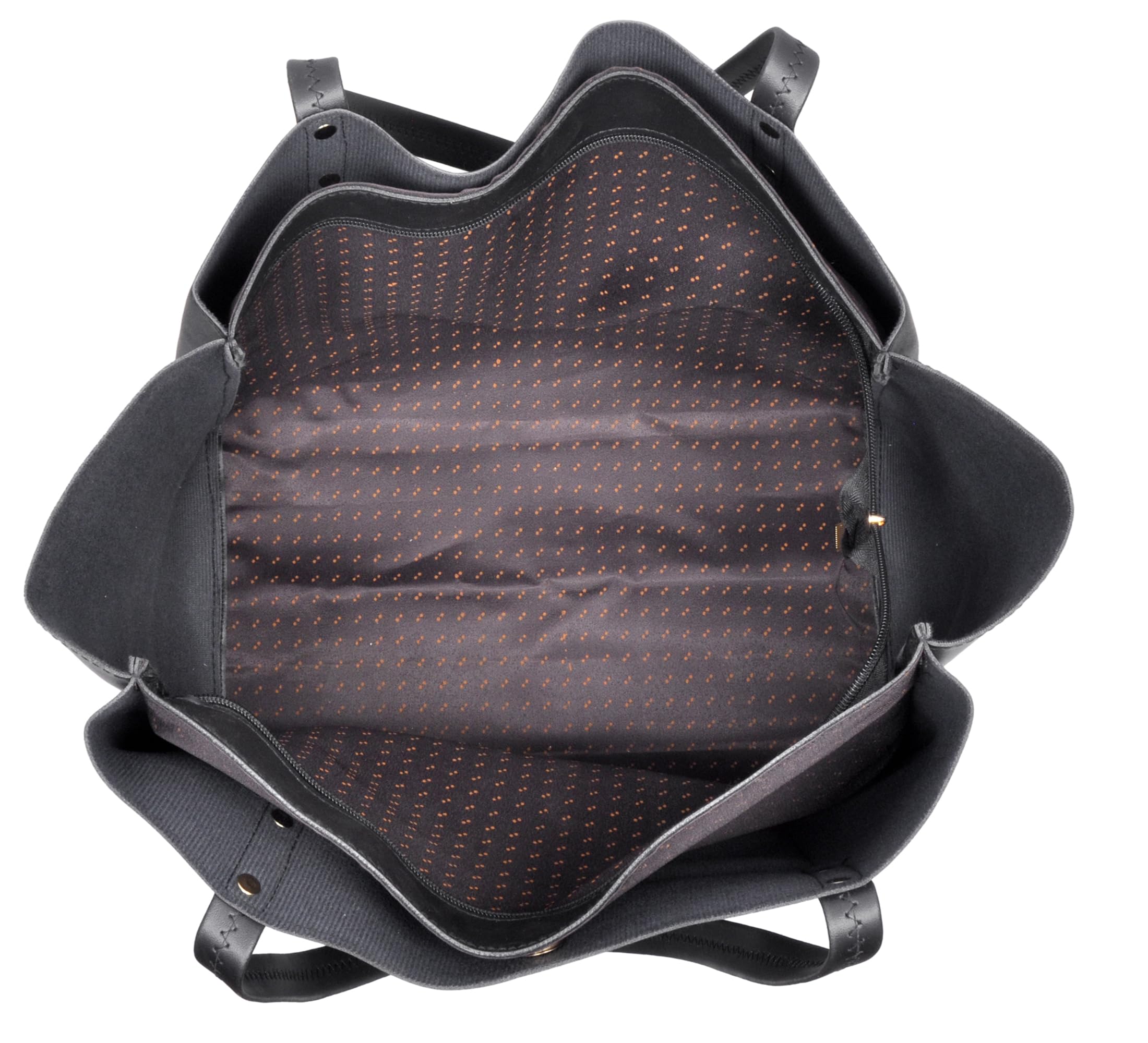 Zutiva tote bag for women office use - Professional Black Tote Bag for Work- Office School Large PU Leather Shoulder Handbag