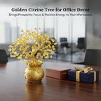 ZAICUS Citrine Crystal Tree for Home Decor & Feng Shui Gift