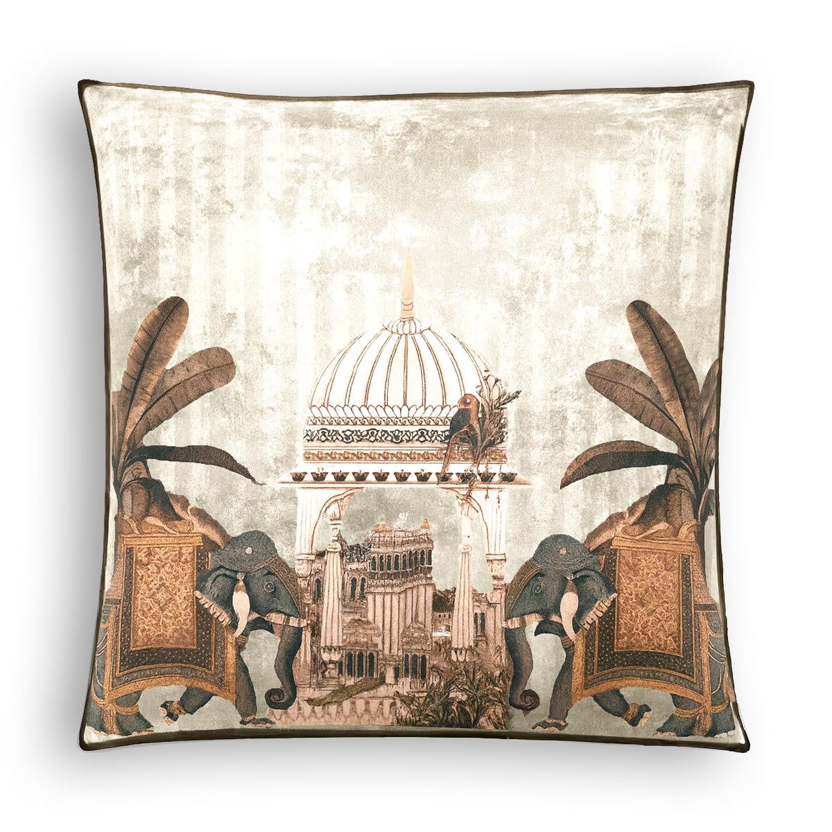 ELORA Soft Cushion Covers[16 * 16 in] (2, Heritage Ivory)