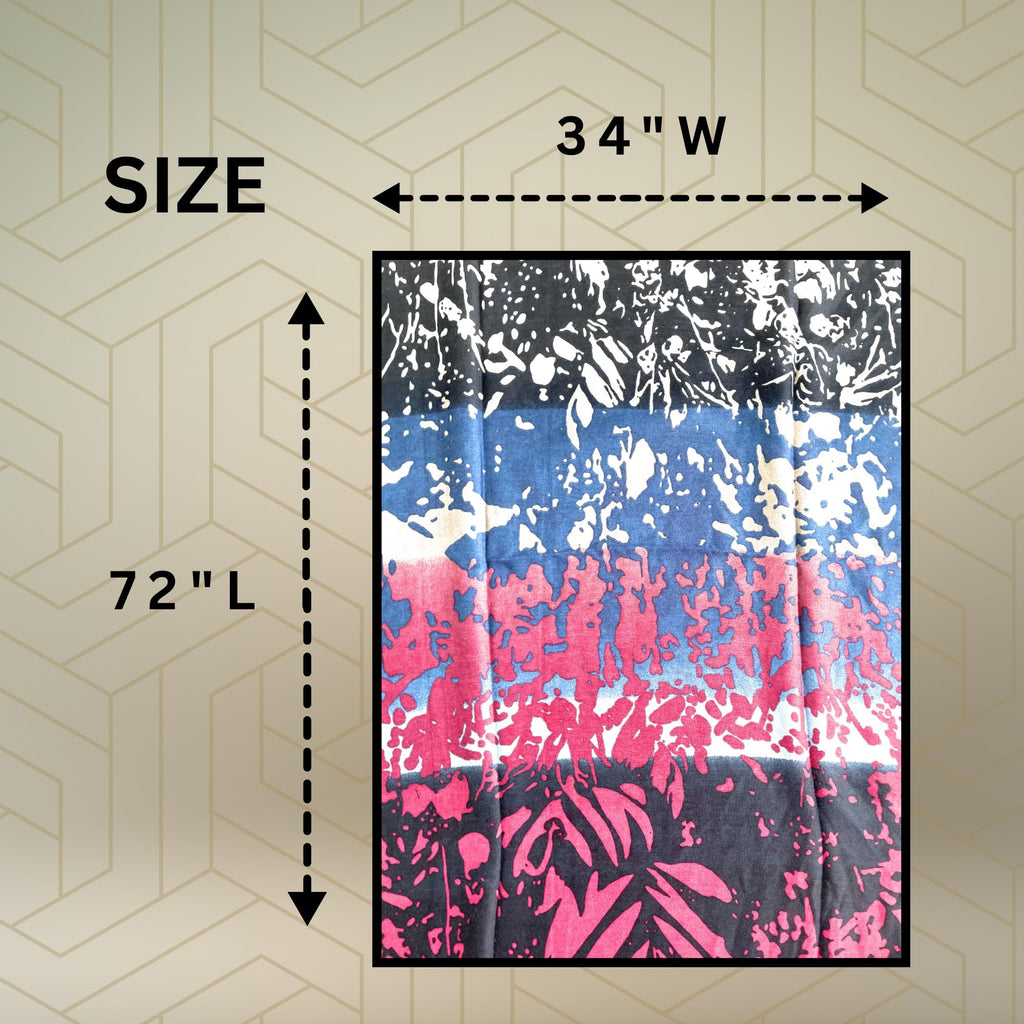 FAHABO Aura Collection Viscose Cotton Scarf Stole for Women (Multicolour)