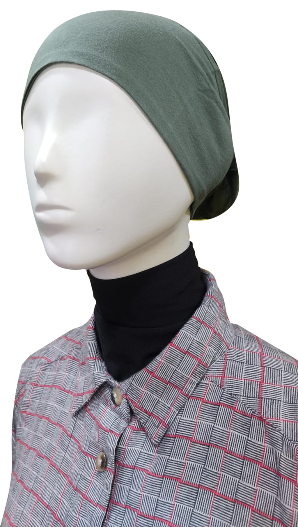 TCP TheClothesPeople Premium Hijab Scarf Inner Cap for Modesty and Comfort-16+Years Womens (Sage Green)
