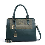 EXOTIC Urban Grace Handbag with Snake Print Panel