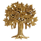 ARTVARKO Brass Kalpavriksha Tree Wall Hanging | Table Decor Tree of Life Sucess Birds Sitting on Tree's Branch Showpiec for Home Office Gift 9.5 Inch