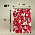 FAHABO Scarf for Women Stylish Print Viscose Cotton | Hijab Scarf | Stole | Soft, Lightweight, and Latest Scarves | 71 x 33 Inches (Blosssom Maroon)