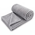 CB HOME Super-Soft All Season Fleece Single Blanket Cozy Comfort Fleece Blanket Ultra-Soft Fluffy & Warm, 60 X 90 Inches,Pencil Grey Kafalo