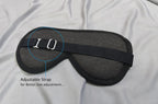 AGS MART Cotton Travel Kit Combo - Inflatable Neck Air Pillow, Eye Mask, Ear Bud - Multi Color (Pack of 3 Items)