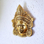 KridayKraft Durga Maa Face,Shero vali ma Metal face for Navratri Pooja,Temple Pooja,Decor Your Home & Office,Religious Idol Gift Article,Showpiece Figurines...
