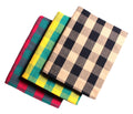 Sharan Elegance 100% Cotton Blanket/Single Size Solapur Cotton Chaddar/Bedsheet/Reversible Blanket for Daily use (60x90 inches) Set of 3 (Pink-Yellow-Sandal) Kafalo