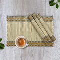 PeepulTree Placemats & Table Cloths (Beige, Pack of 4 - Placemats) Kafalo