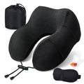 Shoppax Adjustable 100% Super Soft Cotton Eye Mask Sleep Mask Super Smooth Sleep Mask and Blind Fold (Black)