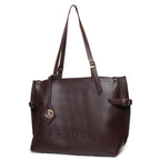 Carrylux Women's Soft PU Tote Bag | Large Single Compartment Shoulder Handbag with Adjustable Strap | Office, College & Casual (Cofee Brown)