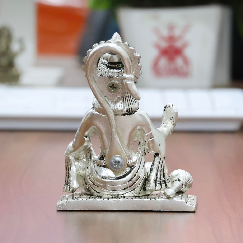 KridayKraft Hanuman ji Metal Statue,Bajrangbali Murti for Pooja & Decor Your Home,Office,Religious Idol Statue Gift Purpose,Table Showpiece Figurines,(Pack of 1 Hanuman Ji Murti) for Car Dashboard...