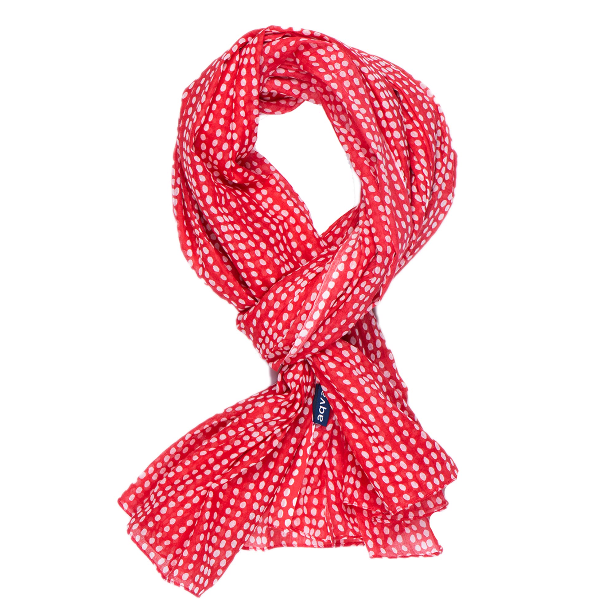 AQVA Printed Cotton Scarf for Women Stylish (Steroid Crimson) | Head and Face Cover Scarf for Girls with 100% Cotton | Soft & Lightweight Scarves/Stoles for all Weather (72 x 43 in)