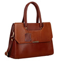 RICHSIGN LEATHER ACCESSORIES Full-Grain Natural Cro Leather Top-Handle satchel Tote Handbags & Shoulder Sling Bags For Women Office Branded Stylish Latest Size- L-13 X H-10 x W- 5 Inch