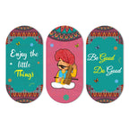 Artvibes Enjoy Little Things Positive Quotes Wooden Wall Hanger for Home | Office | Living Room | Gift | Modern Decoration Items | Kitchen Wall Decor | Artworks (WH_9021N), Set of 3