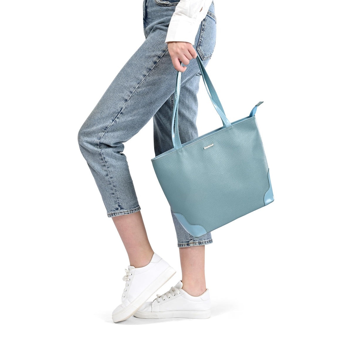 Fastrack Everyday Chic Tote Bag | Faux-Leather Women's Handbags | Tote for Casual Carry | Tote for Casual Carry