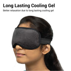 Greemito 3D Memory Foam eye mask for sleeping with Adjustable Strap Super Soft Sleeping Mask BlindFold for Comfortable Travelling Sleep for men and women - Black
