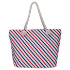 SIBY Tote Bag - Canvas Rope Handle Bag with Zipper Closure, Spacious Interior Pocket - Modern Style, Ideal for All Occasions