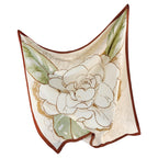 CrossKulture Female Polyester Blend Printed Feel Scarf Stole|Stylish, Soft, & Lightweight|Satin Feel Neck Scarf, Hair Scarf, Head Scarf For Women|Square Silk Stole For Handbag (Colour8), Multicolor