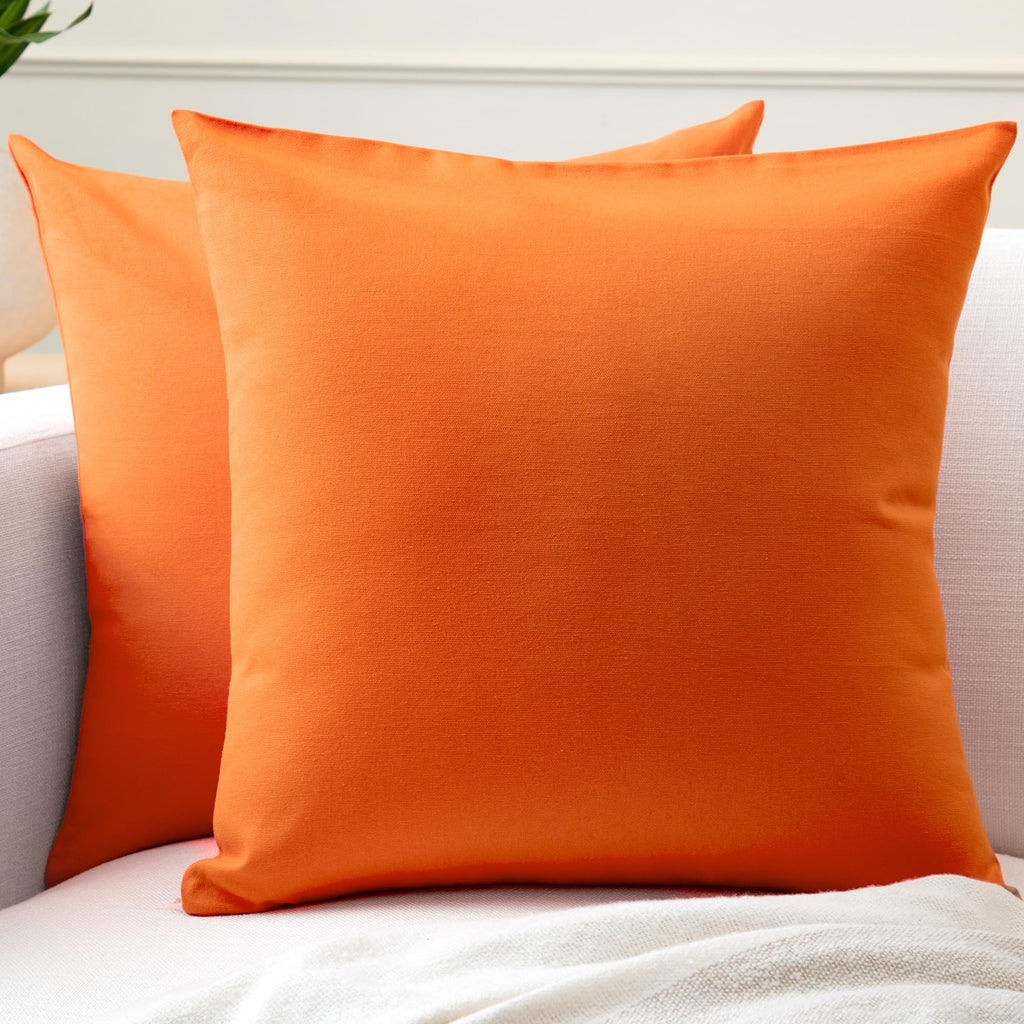 Encasa XO Cushion Covers, No Inserts, Cotton Throw Pillow Cases