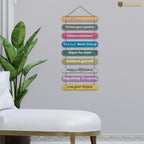 Artvibes Positive Quote Printed Wooden Wall Hanging | Quotes Decor Item | Craft For Everyone | Wall Poster | Office Decor | Inspirational Quotes Wall Art | Mdf Wall Decoration | Gift Items (WH_9308N)
