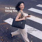 MOKOBARA Easy Going Tote 17L Laptop Bag 14 Inch Office Travel Handbag Black